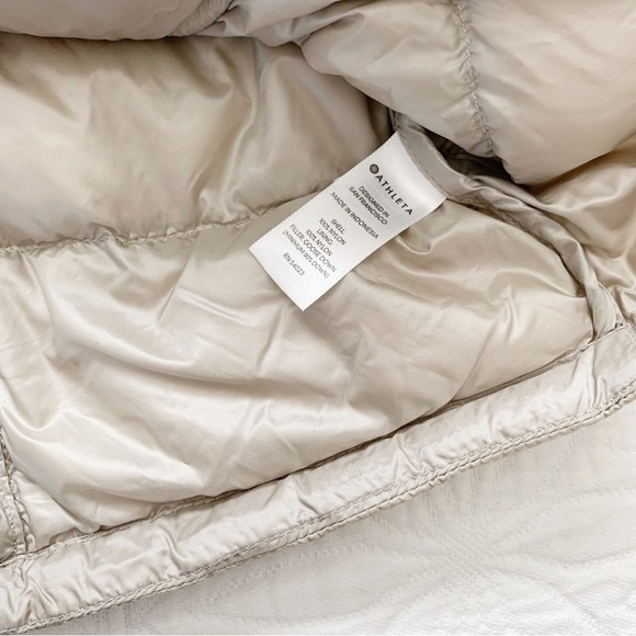 Athleta Banner Peak Down Jacket, Dove Grey - Picture 7 of 7